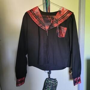 Halloween Japanese school outfit top seifuku Goth punk